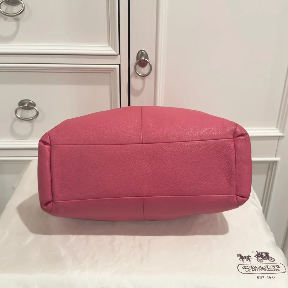 💖 SOLD - Coach Madison Phoebe Pink Leather Hobo Shoulder Bag - Picture 6 of 17